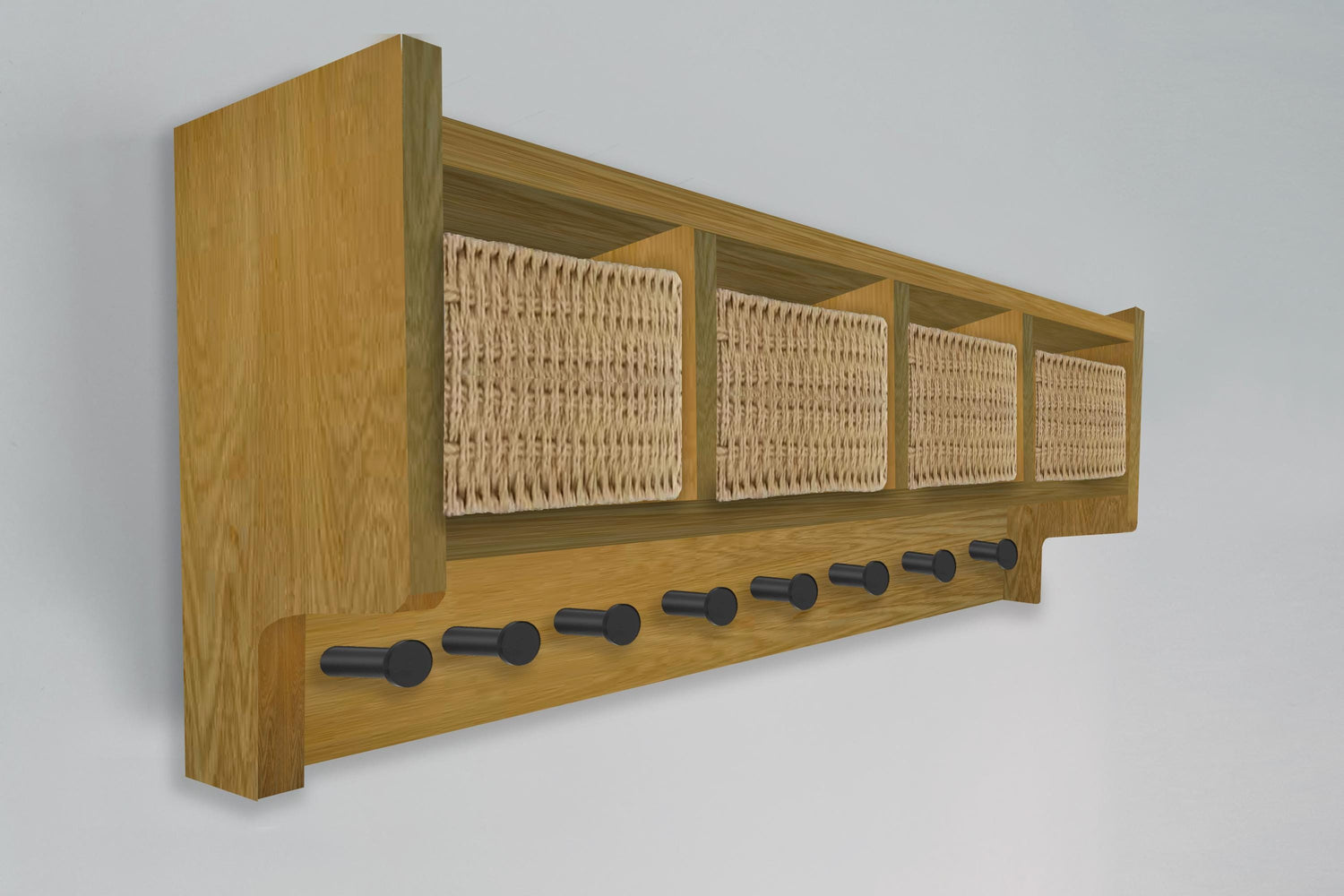 Coat rack with storage